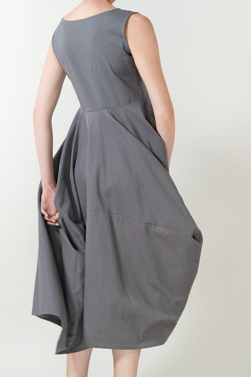 Dana Sabai Dress in Grey - AleOModa